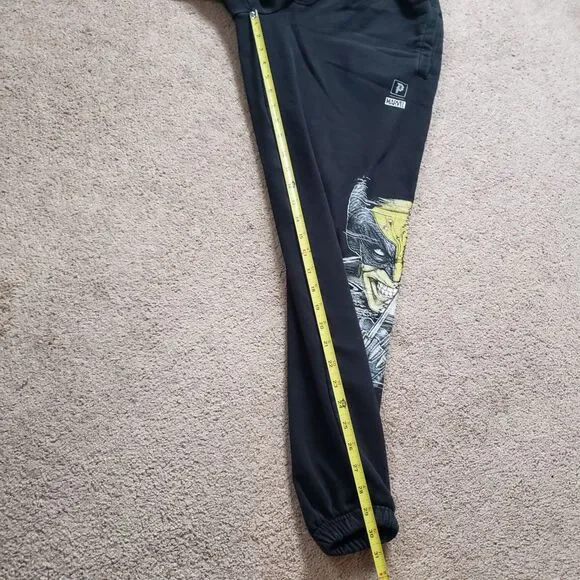 Primitive X Wolverine Exoskeleton Size Medium Mens Black Marvel Sweatpants - Picture 10 of 11